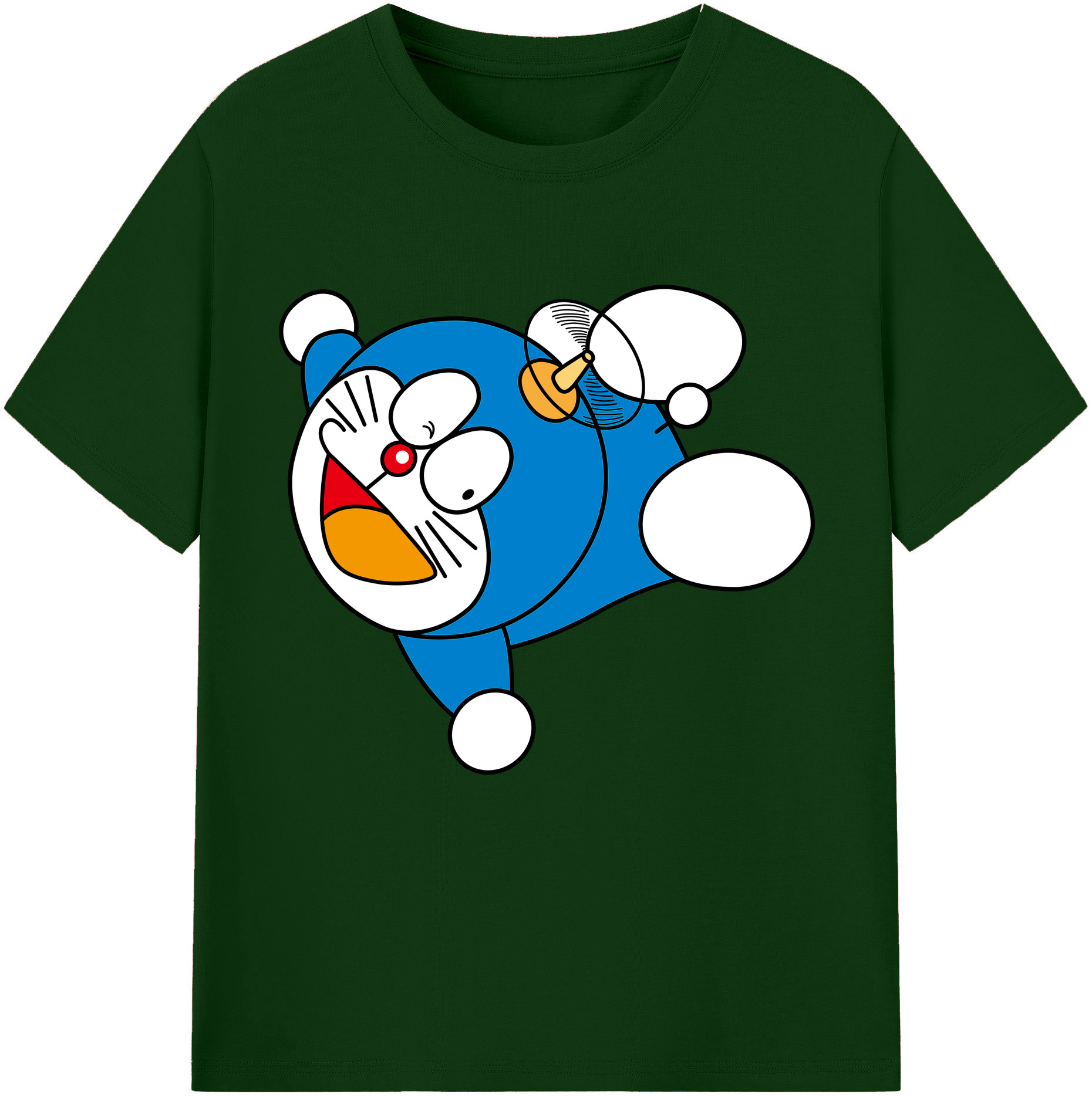 （画像用） ドラえもん Doraemon 綿100％半袖Tシャツ（フロントプリント）